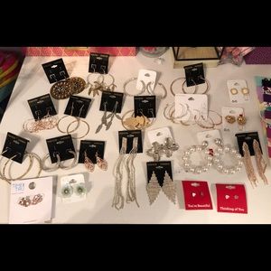 23 pairs of earrings!